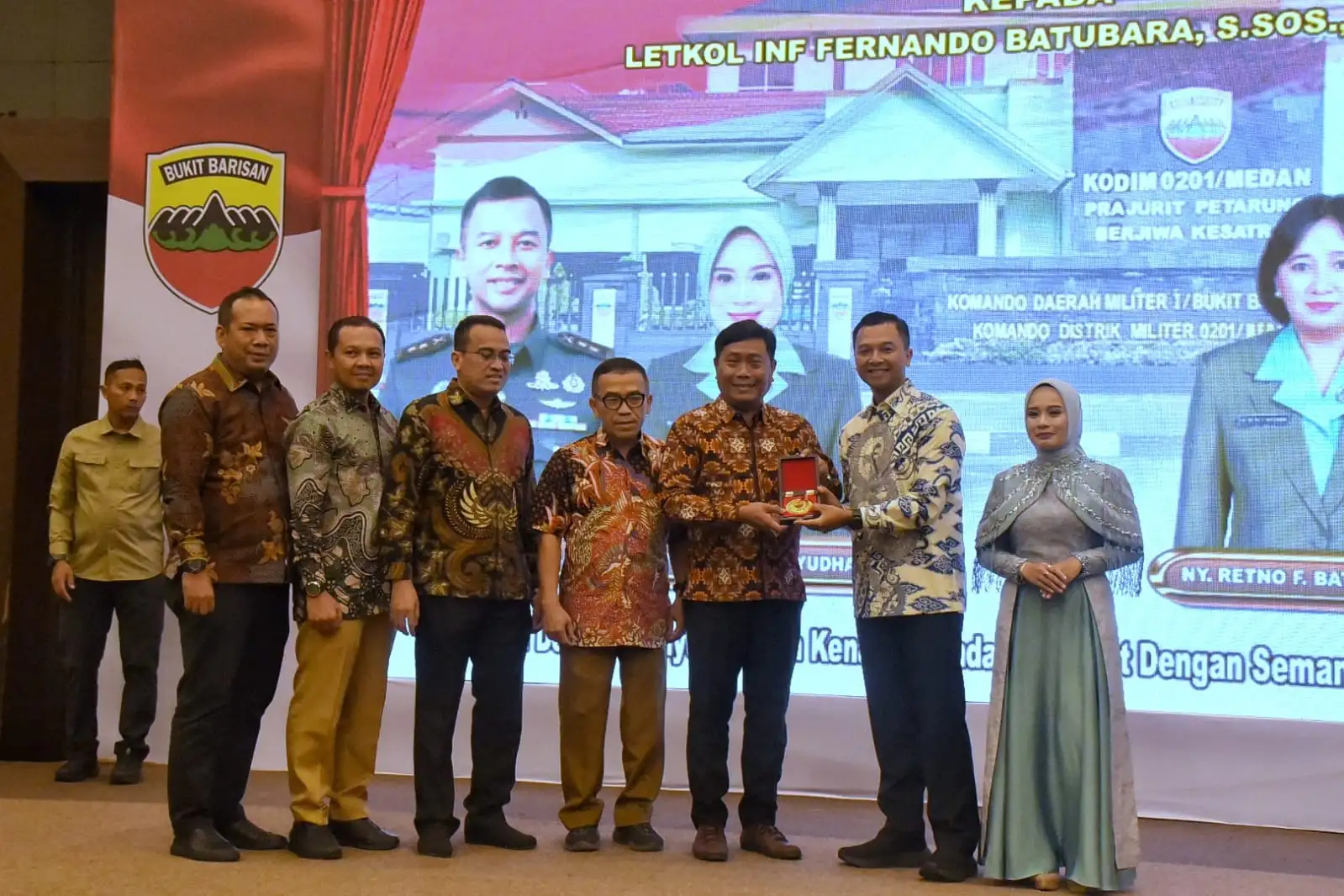 Lom Lom Suwondo Apresiasi Dandim Lama, Sambut Komandan 0201/Medan yang Baru